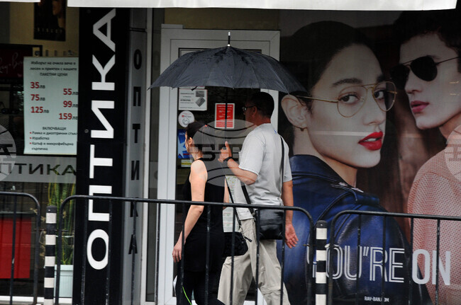 Бургас - дъждовно време