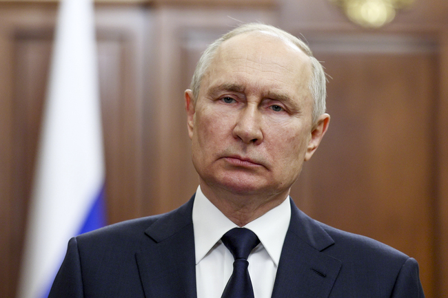 Путин каза, че рязкото нарастване на насилието между Израел и палестинците показва провала на политиката на САЩ в Близкия изток