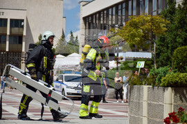 Благоевград - Общинска администрация - учение - пожар