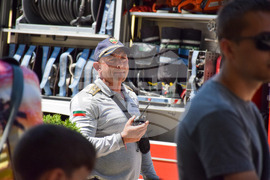 Благоевград - Общинска администрация - учение - пожар