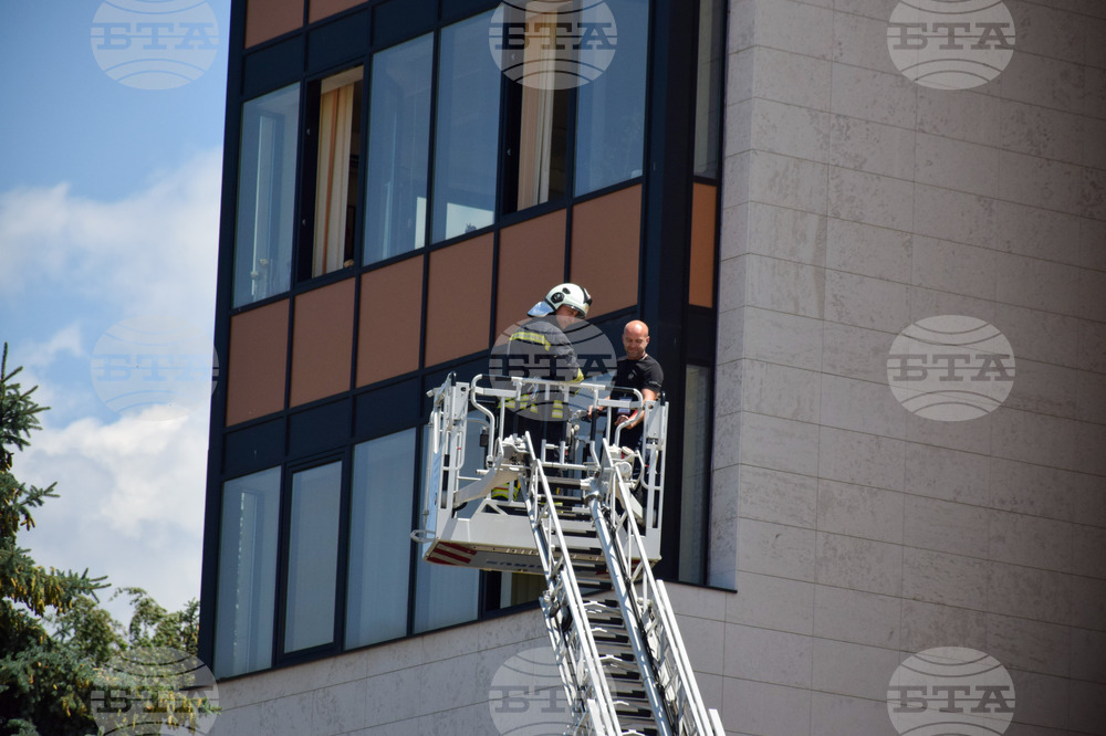 Благоевград - Общинска администрация - учение - пожар