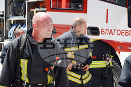 Благоевград - Общинска администрация - учение - пожар