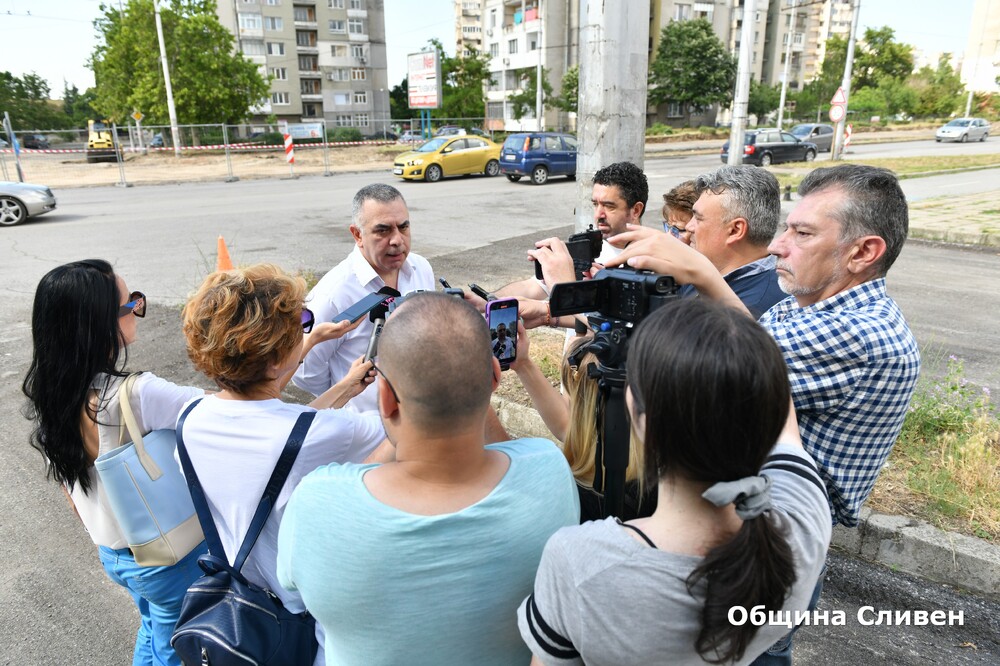 Община Сливен планира изграждане на нова улица между бул. „Бургаско шосе“ и ул. „Ичеренско шосе“