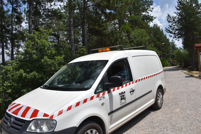 Община Благоевград извършва профилактични ремонтни дейности на 33-метровия кръст над Благоевград 