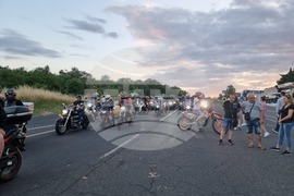 Стара Загора - протест - мотористи