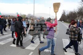Село Лозен - протест