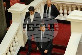 Народно събрание - ГЕРБ-СДС – „Продължаваме Промяната-Демократична България" - ДПС - среща - брифинг