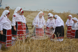 Село Борисово - Жътвена кампания - зажънване - ритуал