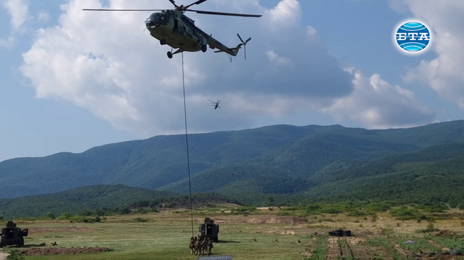 Демонстрация на способности на учението на Специалните сили на Българската армия Stealth Dagger – 23 се сестоя днес