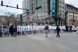 Варна - футболни фенове - протест