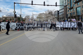 Варна - футболни фенове - протест