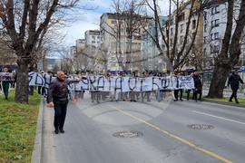 Варна - футболни фенове - протест