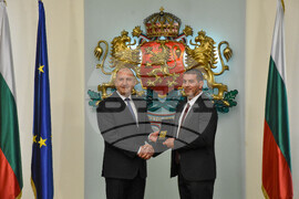 Румен Радев - спортисти - награди - Христо Маринов 