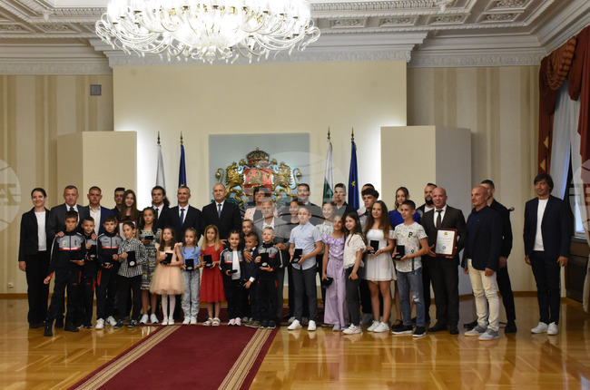 Румен Радев - спортисти - награди