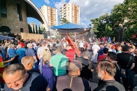 Република Северна Македония - Охридска Архиепископия - протест