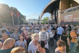 Република Северна Македония - Охридска Архиепископия - протест