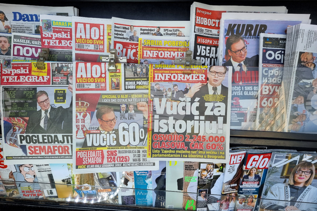 „Репортери без граница“ критикува „виновното бездействие“ на ЕС по отношение на свободата на сръбската преса