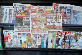 Белград - избори - вестници