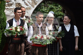 Село Бачково - Бачковски манастир - откриване на каменна плоча и изложба