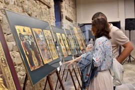 Село Бачково - Бачковски манастир - откриване на каменна плоча и изложба