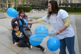 Хасково - сини балони - деца