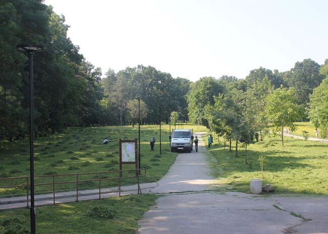 Община Плевен: Напредва петото за годината косене на тревни площи в Плевен, има вакантни места за косачи