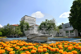 Разград - фонтан - летен сезон