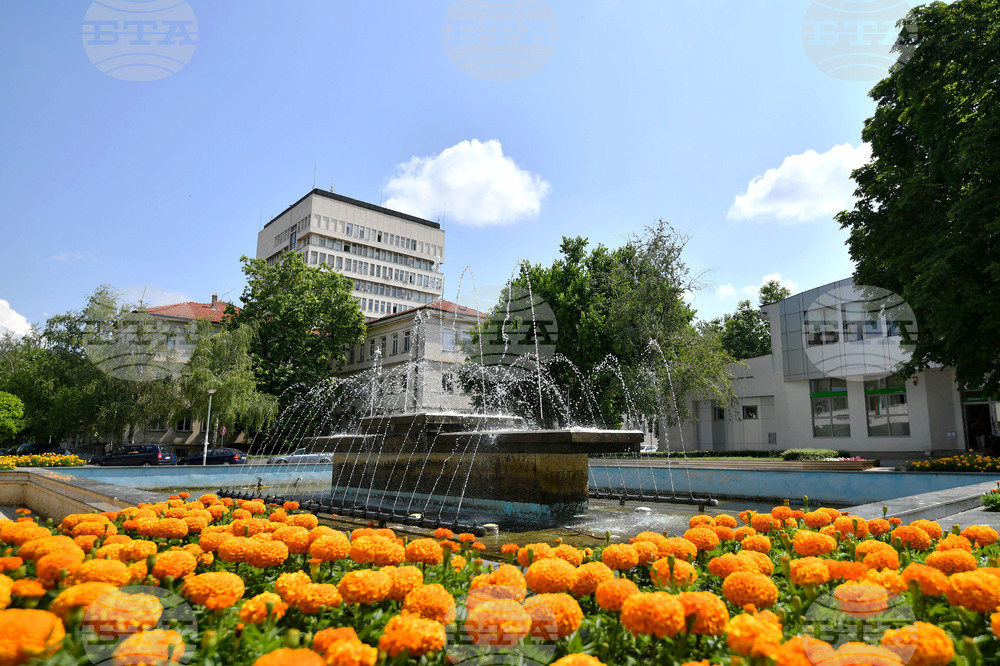 Разград - фонтан - летен сезон