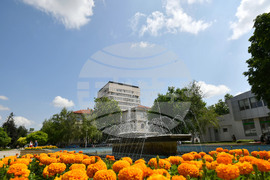 Разград - фонтан - летен сезон