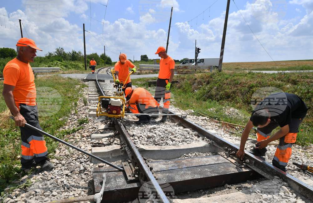 Разград - железопътна линия - ремонтни дейности
