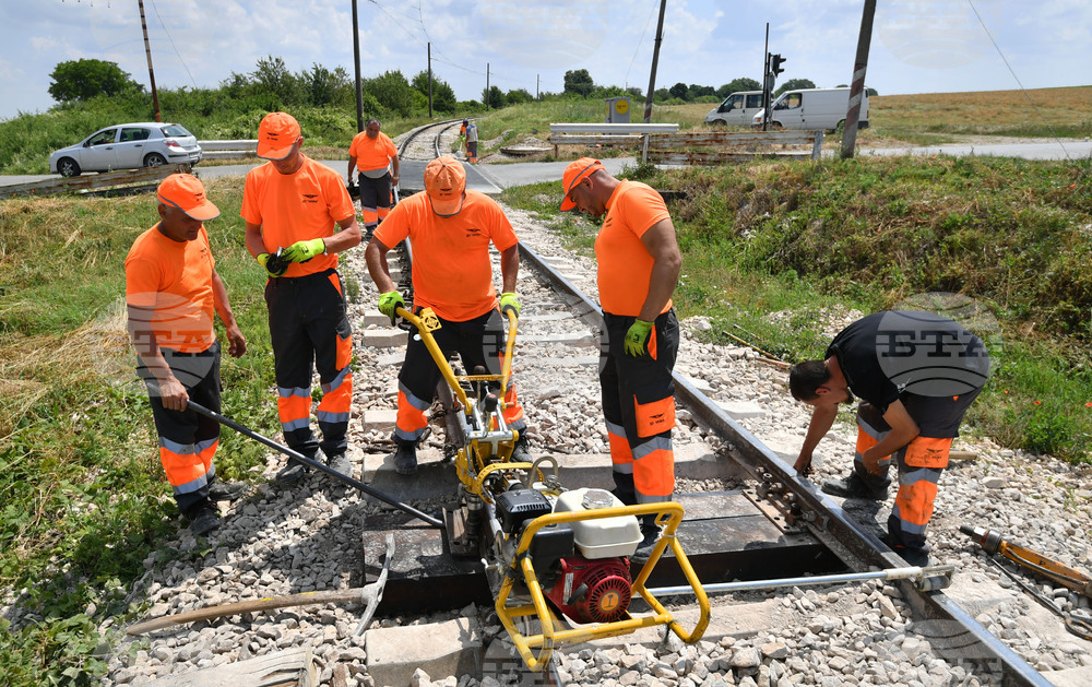 Разград - железопътна линия - ремонтни дейности