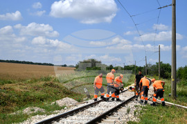 Разград - железопътна линия - ремонтни дейности