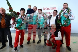  Борба - медалисти - посрещане 