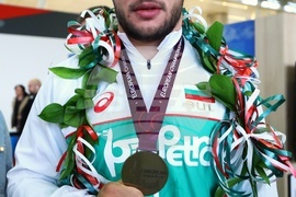 Борба - медалисти - посрещане