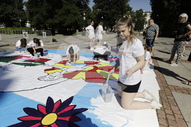 Народен театър "Иван Вазов" - художници от Република Северна Македония и България