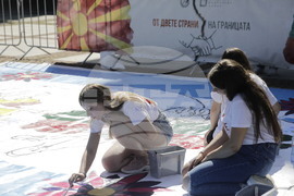 Народен театър "Иван Вазов" - художници от Република Северна Македония и България