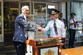 Бургас - МВР годишнина - честване и демонстрация