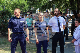 Бургас - МВР годишнина - честване и демонстрация