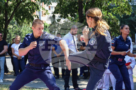 Бургас - МВР годишнина - честване и демонстрация