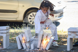 Бургас - МВР годишнина - честване и демонстрация