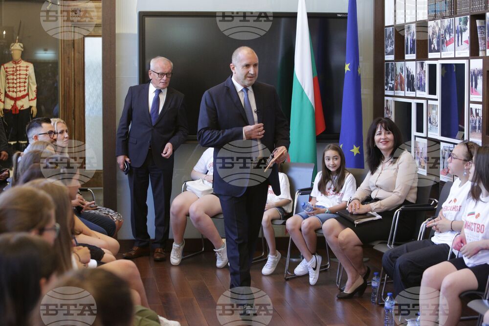 Румен Радев - деца - среща