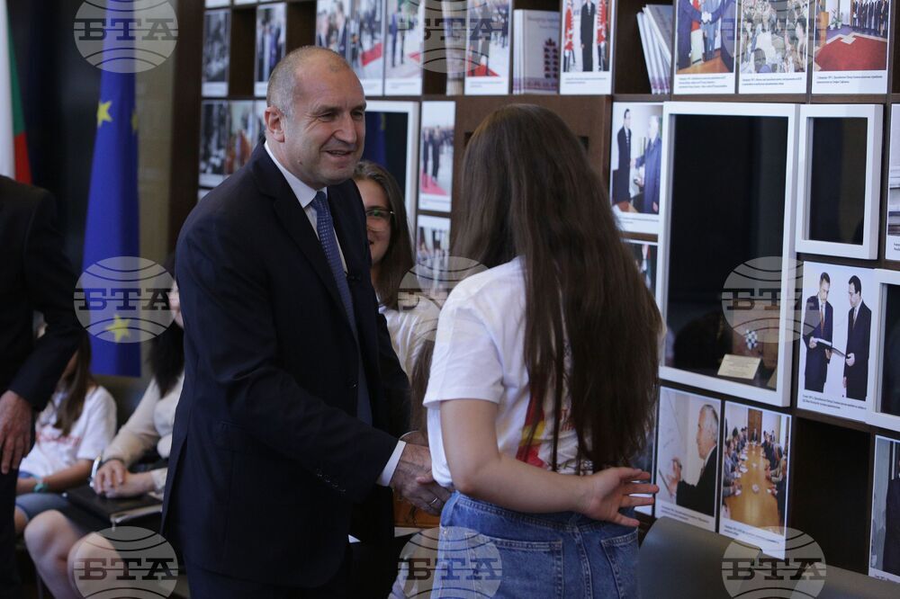 Румен Радев - деца - среща