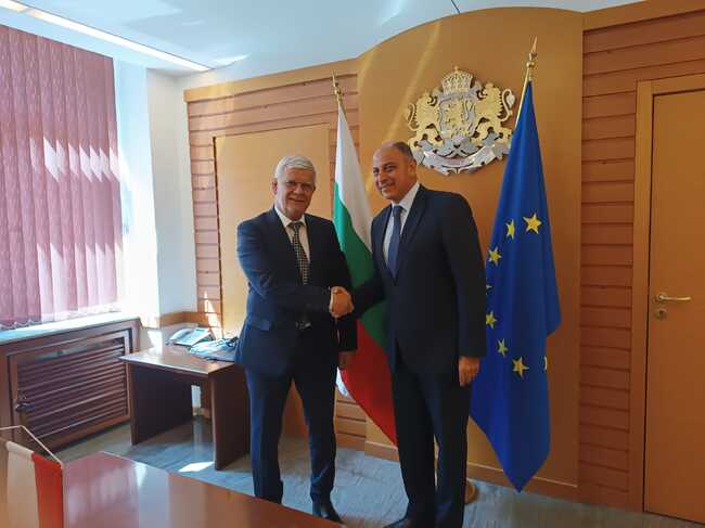 Министерство на земеделието и храните: Министър Вътев обсъди с посланика на Египет Халид Емара развитието на търговията със селскостопански стоки