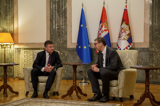 Срещата на сръбския президент и специалния пратеник на ЕС за диалога Белград-Прищина е помогнала за изясняване на следващите стъпки