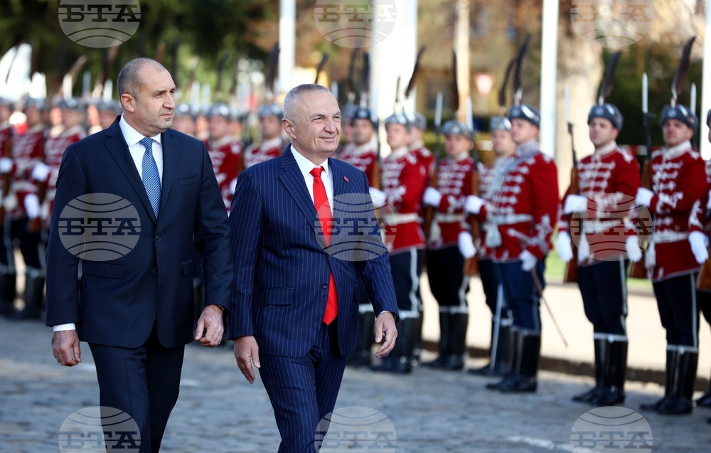 Румен Радев - Илир Мета - церемония