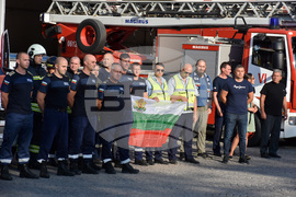 Пловдив - Протест на служители на пожарната и полицията