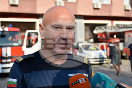 Пловдив - Протест на служители на пожарната и полицията