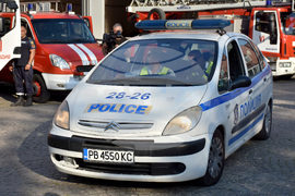 Пловдив - Протест на служители на пожарната и полицията