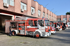 Пловдив - Протест на служители на пожарната и полицията