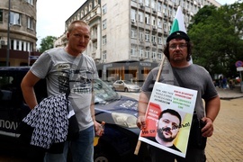 Протест против Зеленски 